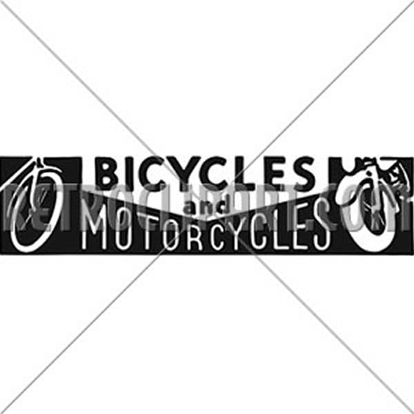 Bicycles And Motorcycles