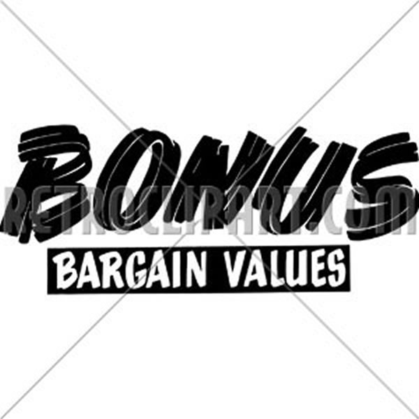 Bonus Bargain Values