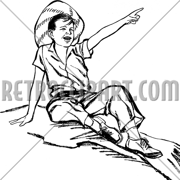 Boy Pointing 2