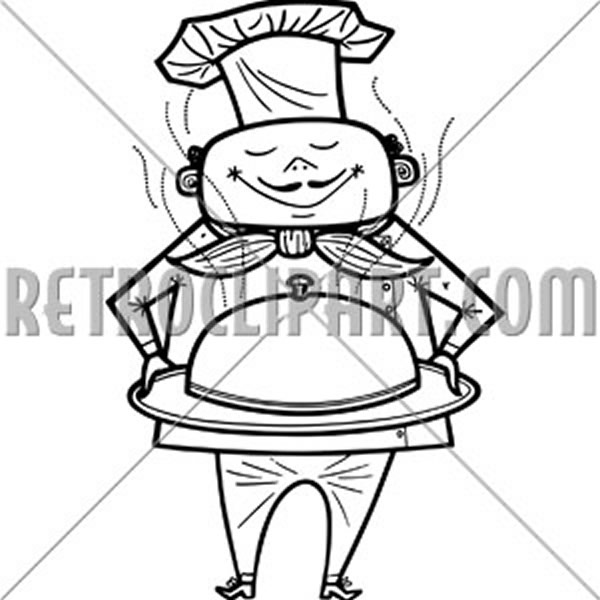 Chef With Covered Dish