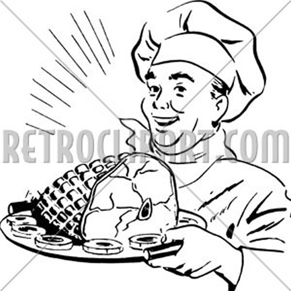 Chef With Ham