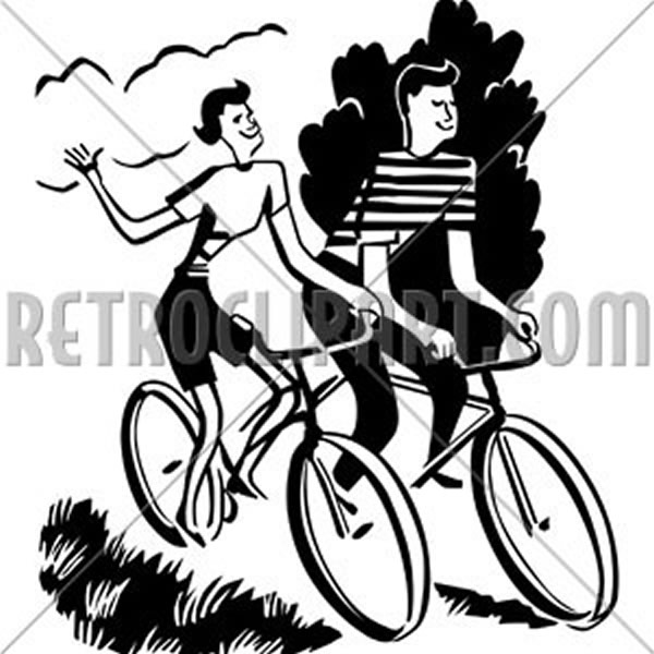 Couple On Bikes