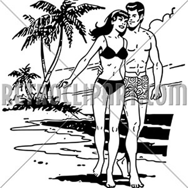 Couple On Tropical Beach