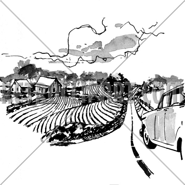 Driving Through The Countryside