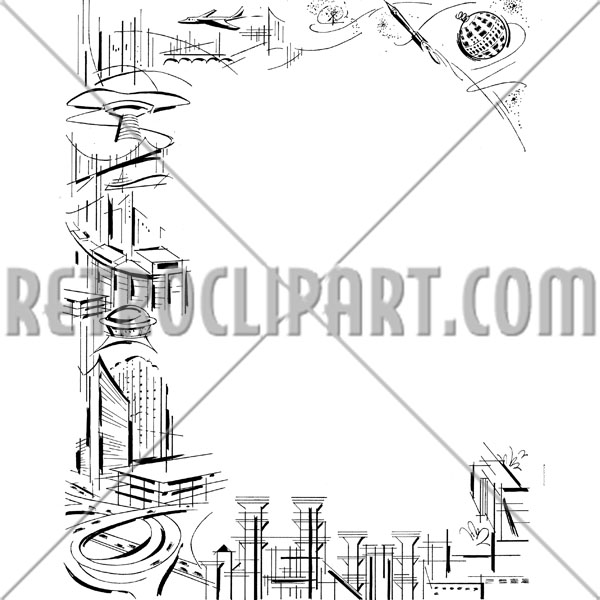 Futurist Ad Frame
