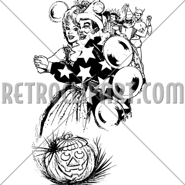 Halloween Couple Dancing