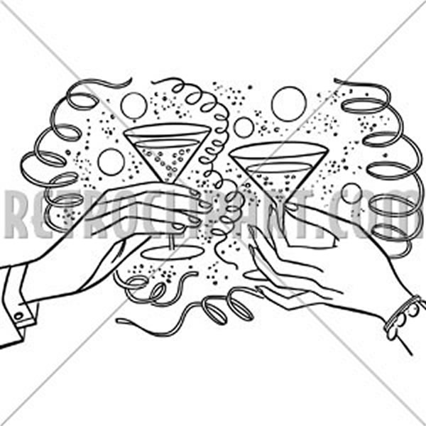 Hands Toasting Drinks