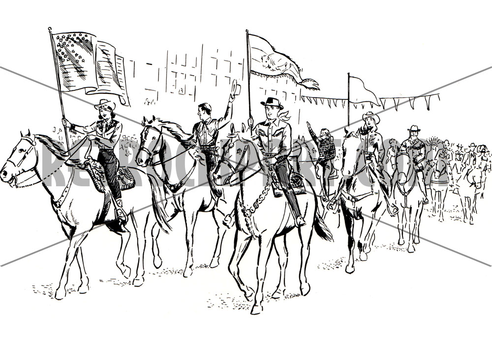 Horse Rider Parade