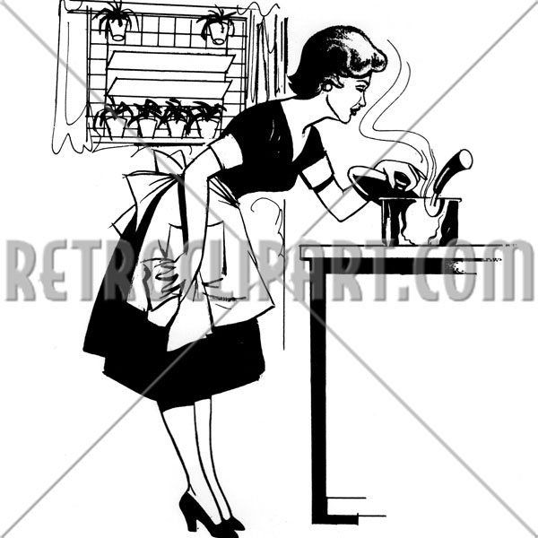 Housewife Cooking