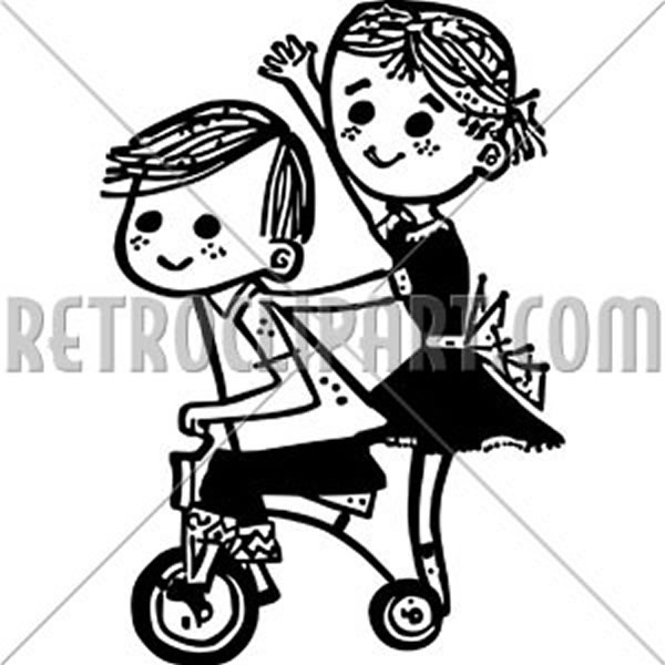 Kids On A Tricycle