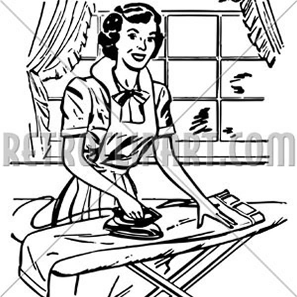 Lady Ironing