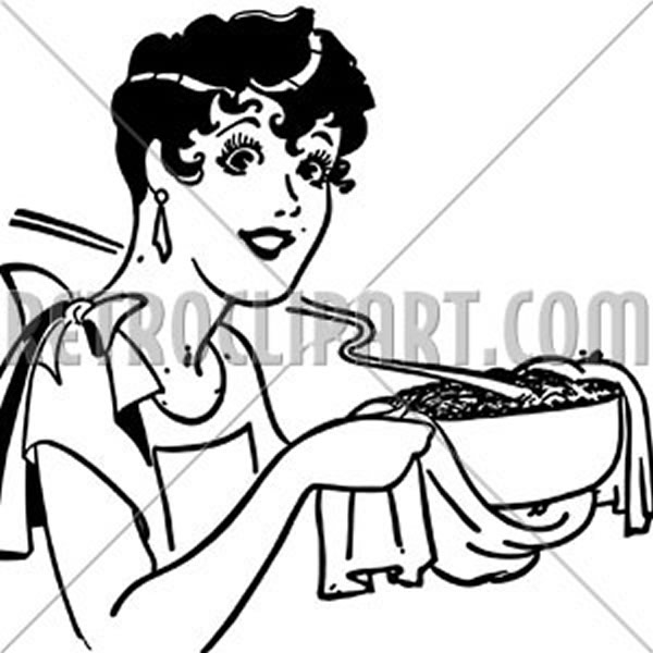Lady With Casserole