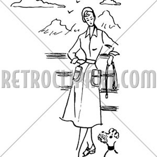Lady With Dog