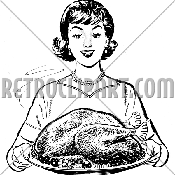 Mom With Turkey
