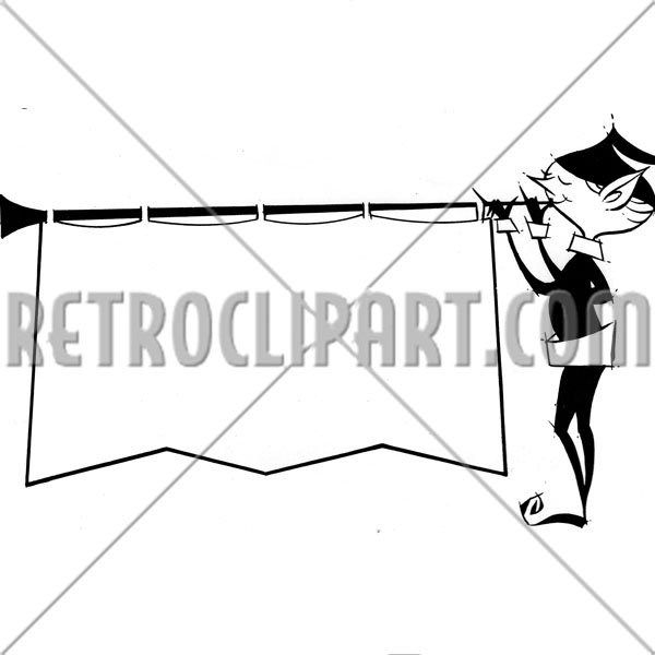 Pixie With Medieval Banner