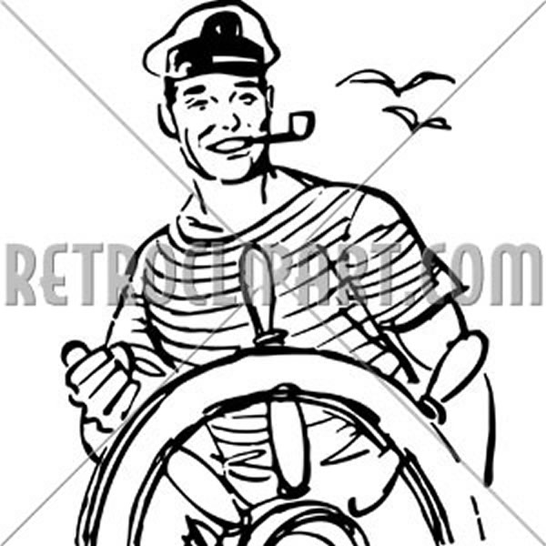 Sailor At The Helm