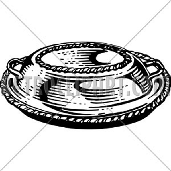 Silver Platter With Lid