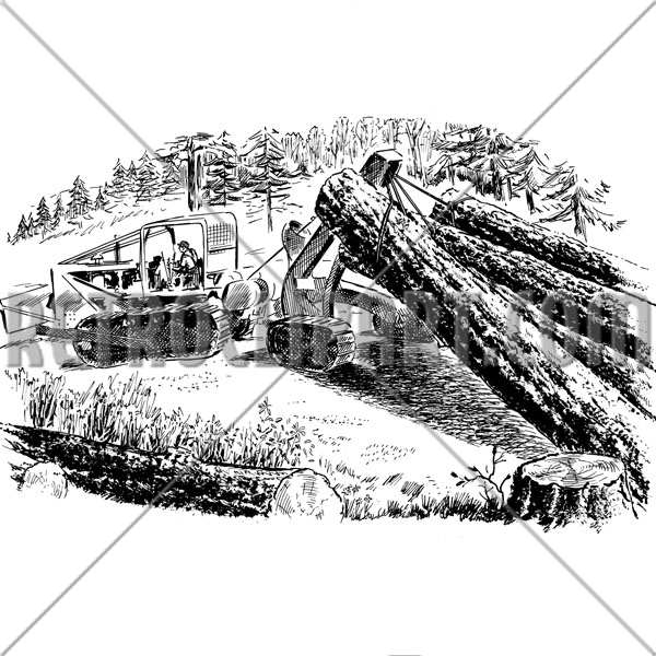 Skidding Logs