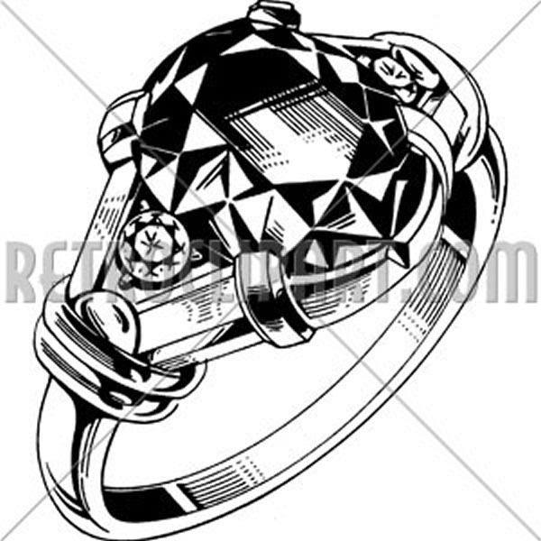 Small Round Gemstone Ring