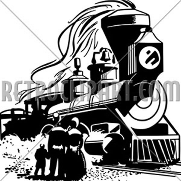 Steam Locomotive Arriving