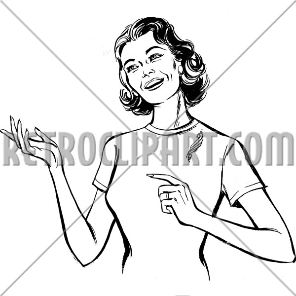 Woman Gesturing
