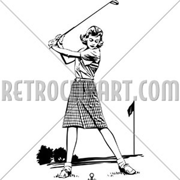 Woman Golfer 2