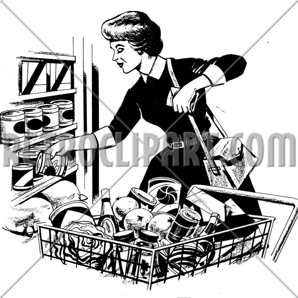 Woman Grocery Shopping