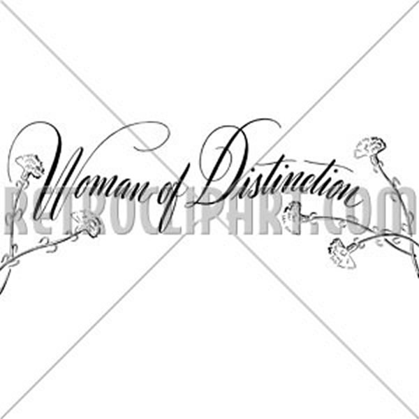 Woman Of Distinction