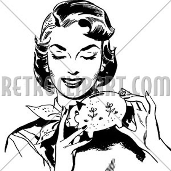 Woman With Piggy Bank